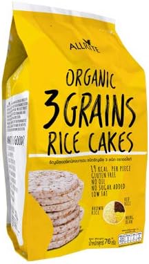 Allrite Organic 3 Grain Rice Cakes (Combo of 4 - Buy 3 and get 1 Free)