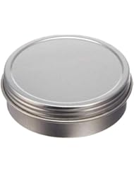 Screw Top Round Steel Tins, 1/2oz (24 Per Pack)