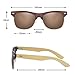 WISH CLUB Wood Clubmaster Sunglasses for Men with UV 400 Square Handmade with Bamboo Box