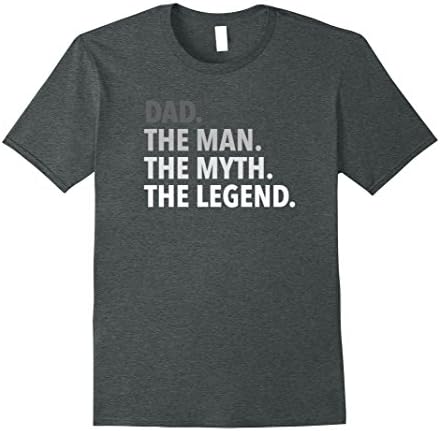 Mens Dad. The Man. The Myth. The Legend - Premium T-Shirt 2XL Dark Heather