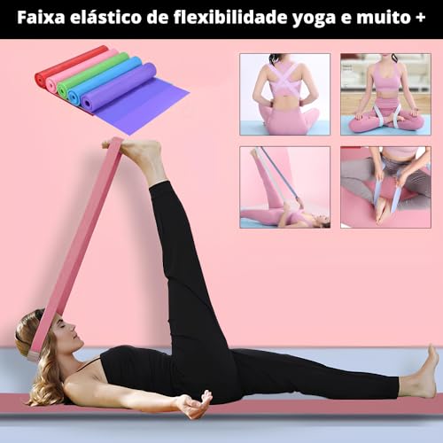 KIT com 3 Faixas Thera BandS de Resistência Fisioterapia Fortalecimento