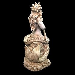 22 in. Poseidon Ruler of The Sea Mermaids on