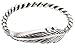 Sterling Silver Sideway Feather Ring (Sizes 3-15)
