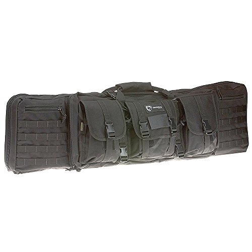 Drago Gear DRG12-323BL Double Gun Case, Black, 42-Inch