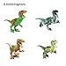 Yizeda Dinos Toy,(14+23) Dinosaur Building Blocks Figures Toys,Jurassic Predator Herbivore and Dinosaur Scene Configuration Set