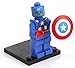 OliaDesign Super Heroes 6 Avengers Figures with Weapon Holder