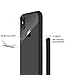 iPhone X Case,Clear Thin Case for Apple iPhone X/10[Slim Fit][Scratch Resistant][Clear Back],iPhone X Black Case Slim cover,tpu pc phone case for iPhone X(2017)-Black