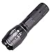 Rechargeable LED Tactical Flashlight Kit - Moobibear 2017 Latest 800lm Ultra Bright Handheld Flashlights, Adjustable Focus, 5 Lighting Modes, Water Resistant Torch For Camping Hiking