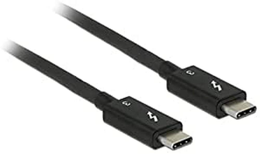 DeLOCK cable Thunderbolt 3 USB-C to male USB-C, black black Black 1.5m