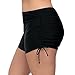 maysoul Women Plus Size Swim Shorts Side Tie Board Shorts Ruched Swimsuit Bottom