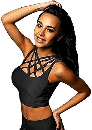 A. M. Sport Sujetador Deportivo Top Mujer compresivo Fitness ...