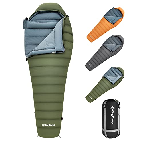 KingCamp Backpacking Sleeping Bag 20 Degree Sleeping Bag Packed with