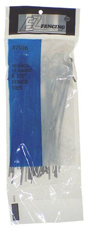 midwest air technologies 328554b 30 Pack, 6-1/2", 11 Gauge, Aluminum Fence Tie Wires