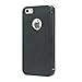 MTRONX Phone Case for Apple iPhone 5s Case, iPhone 5, Magnetic Ultra Folio Flip Slim Leather Twill Case Cover Pouch for (Black)
