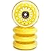 Wiggle Car Polyurethane Replacement Wheels - Yellow