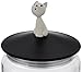Alessi AMMI22 B Mio' Jar Container, black, black