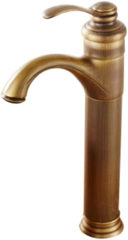 Grifos de lavabo Grifo de caño giratorio Grifo monomando de bronce