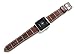 Apple Watch Alligator Grain Band Genuine Calf Leather fit iWatch Series 1 Series 2 Series 3 Sport & Edition 42MM Replacement Strap Watchbabd Silver