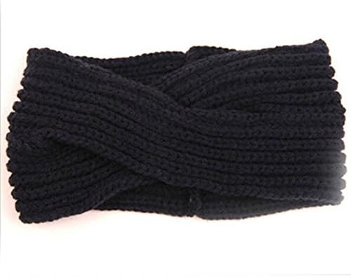 RICCOS ( TM ) Fashion Women Crochet Braided Twisted Knitted Turban Headband Hair Headbands Bands Accessories For Head Wraps Scrunchy Band Headband