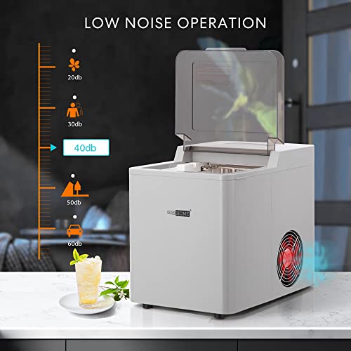 VIVOHOME Electric Portable Compact Countertop Upgrade Automatic Ice