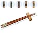 HuaLan Japanese Natural Wood Chopstick Set Reusable Classic Style Chopsticks Non-slip Design Chop Sticks 5 Pairs Gift Set