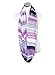 Lucky Leaf Women Large Lightweight Cozy Infinity Loop Scarf Chevron Zig Zag Printed (Purple)