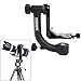 Sevenak SK-GH01 Heavy-Duty Panoramic Time Lapse Tripod Gimbal Head Arca-Swiss Quick-Release Plate Telelens Canon Nikon Olympus Sony DSLR Cameras Camcorders Bird Wildlife Photography