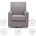 Delta Children Ava Nursery Glider Swivel Rocker Chair, Dove Grey