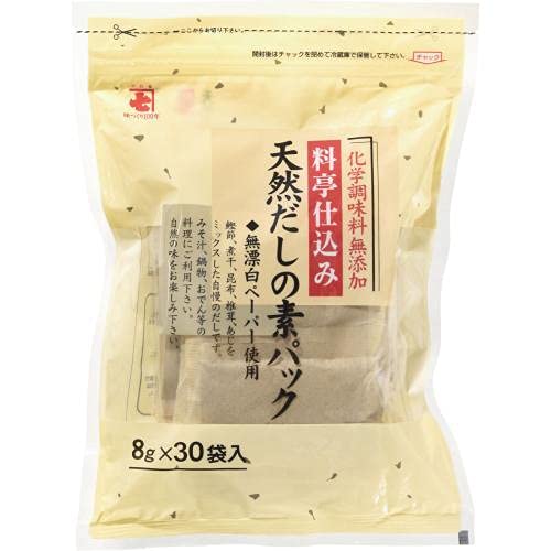 かね七 天然だしの素パック 240g (8g×30p) の商品画像