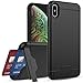 Teelevo Wallet Case for iPhone Xs Max - Dual Layer Case, Black, Size No Size