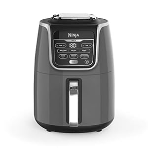 Ninja Air Fryer Max [AF160UK] 5.2 Litres, Grey and Black
