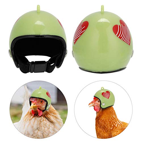 Hühnerhelm Schützen Sie den Kopf der Hühnerhaube Hühnerzubehör Hühner für Sittich Nymphensittiche Vogel für Conure… – Bild 3