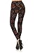 R666-OS Candid Flutters Print Fashion Leggings