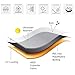 SONGMICS Patio Chair Covers, 600D Heavy-Duty Protective Cover for Outdoor Garden Lounge Chair, Waterproof and Anti-Fade, Set of 2, 31 x 38 x 29 Inches, Beige and Brown UGCC06EC