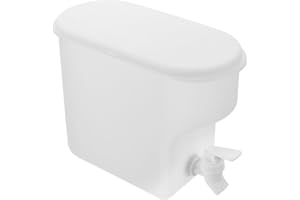 Beavorty 5l Large Capacity Cold Water Pitcher with Faucet, Fruit Juice Kettle for Refrigerator, Sturdy