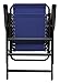Caravan Canopy Suspension Portable Folding Sports Chair with Bungee Suspension and Textaline Fabric, 300 Pound Weight Capacity, Blue