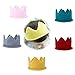 Itaar Baby Boy Girl Crown Hat Birthday Warm Soft Knit Crochet Beanie Warm Cap Multicolor
