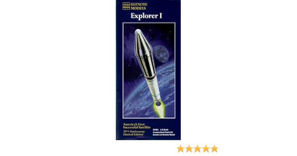 Amazon Com Glencoe Models 1 6 Explorer 1 Satellite Toys Games