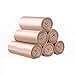 Small Disposable Plastic Trash Bags Rubbish Bin Garbage Bags Recycle Eco Home Kitchen Bathroom House Office Paper Car Waste Container Wastebasket Bags Storage (Rose Gold, 5)