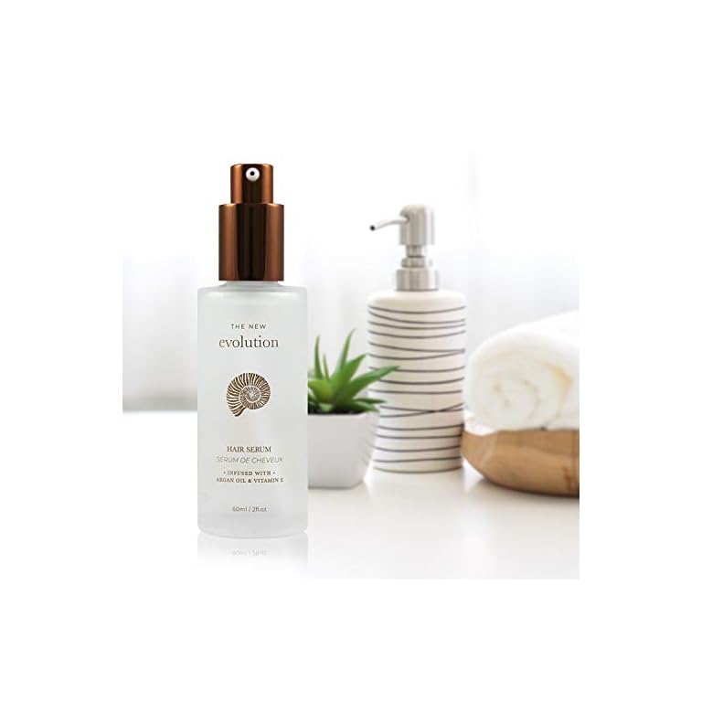 Evolution Argan Oil Serum For Hair Vitamin E Hair Serum To Soften Dry Hair Nourishing Serum