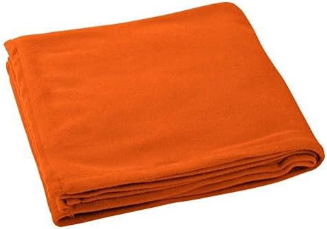 Kanata Blanket Velura Throw in Sunrise Orange - 60" x 49"