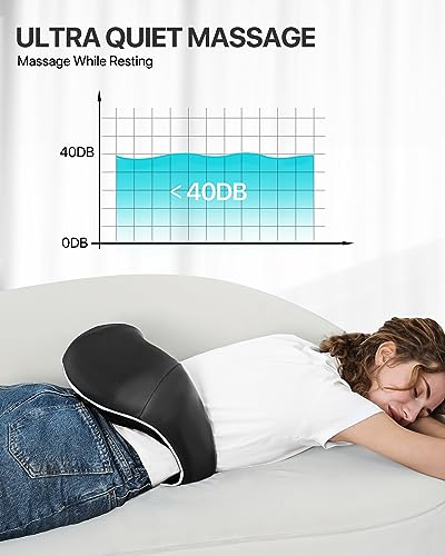 Neck Massager with Heat, 3D Neck Massager Shiatsu Massager for Back Shoulder, Christmas Gifts for Dad Mum, Back Massager for Women Men