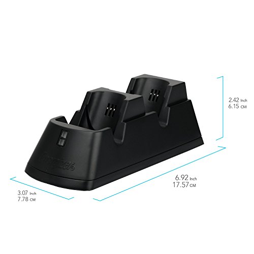 PDP Gaming Energizer Dual Wii Controller Charging System, Rechargeable