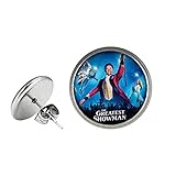 The Greatest Showman Post Stud Earrings Broadway Musicals Movies Cartoons Superhero Logo Theme Premium Quality Detailed Cosplay Jewelry Gift Series