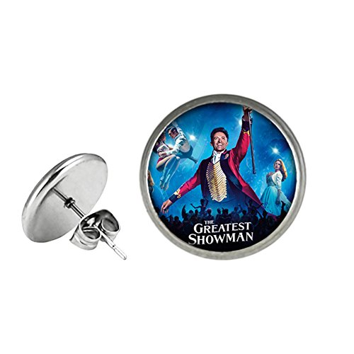 The Greatest Showman Post Stud Earrings Broadway Musicals Movies Cartoons Superhero Logo Theme Premium Quality Detailed Cosplay Jewelry Gift Series