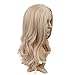 Lady Miranda Blonde Mixd Ash Blonde Wig High Density Heat Resistant Synthetic Hair Weave Full Wigs for Women (Blonde&ash Blonde