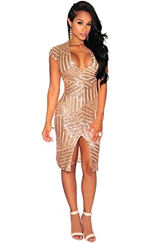 Short v neck cocktail dresses for women