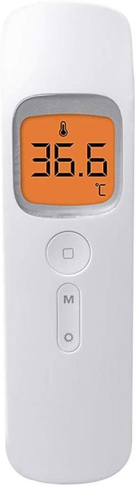 JLDN Thermometer for Fever, 10pcs Non-Contact Thermometer for Forehead with Fever Indicator with LCD Display for Baby and Adults,A