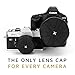 KUVRD Universal Lens Cap 2.0 - Fits 99% DSLR Lenses, Element Proof, Lifetime Coverage, Magnum, Single Lens Cap