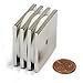 Super Strong Neodymium Rectangle Magnets 1.5x1.5x1/8